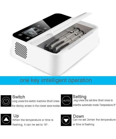 Electric Cooler Medication Insulin Cooler Suitable Insulin Cooler Case and Portable Insulin Cooler Bag for Travel/Interferon/Drug Storage 2*battery - Buy Online on GoSupps.com
