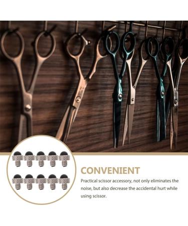 FRCOLOR 20 STK Schalernor Metal Shear Bumpers - Noise Reducing Hair Cutting Scissors Dampers - Silver 0.6x0.5CM International Shipping Available - Buy Online on GoSupps.com