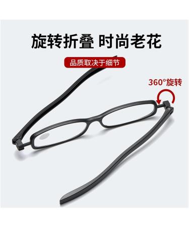 Shop Iynwbjts 360 Rotatable Reading Glasses - Foldable Fashion Glasses for Men & Women Blue Frame Size 1.50 | Ideal for Seniors - Buy Online on GoSupps.com