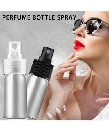 Herbest Aluminum 100ml Mini Fine Fog Spray Bottles - Refillable Empty Bottles for Perfume Cosmetics & Essential Oils - Buy Online on GoSupps.com