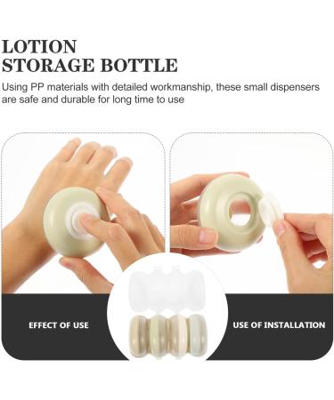 COHEALI 1 Set Travel Bottle Travel Size Makeup Sub Bottling Travel Essentials Toiletries Airless Pump Jar Travel Soap Bottle Travel Containers for Toiletries Lotion Pp Storage Bottle White - Buy Online on GoSupps.com