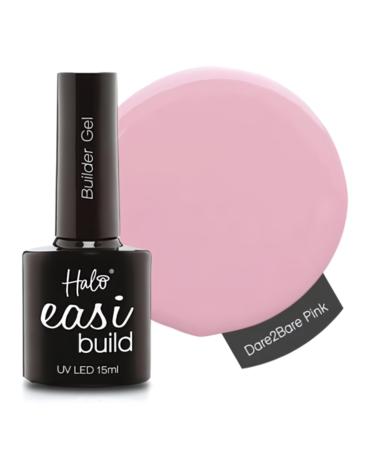Halo Easi Build LED/UV Builder Gel Collection - Dare 2 Bare Pink 15ml (N3004)