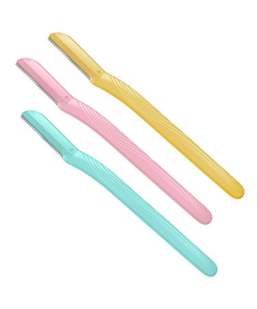 Amazon Basics Exfoliating Dermaplaning Tool & Eyebrow Facial Razor - 3 Count Pack - Buy Online on GoSupps.com