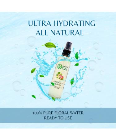 GreenHealth 8 fl oz Sandalwood Hydrosol (Floral Water) with Spray Cap - Buy Online on GoSupps.com