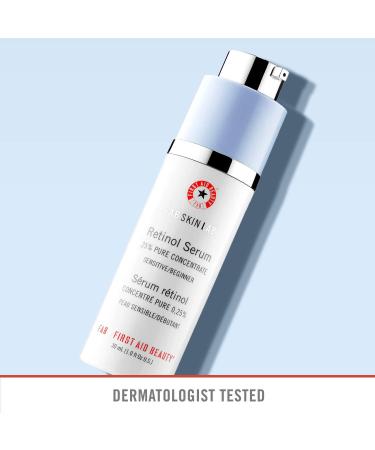 First Aid Beauty FAB Skin Lab Retinol Serum 0.25% Pure Concentrate 1.0 Oz - Anti-Aging Serum for Sensitive Skin - Buy Online on GoSupps.com