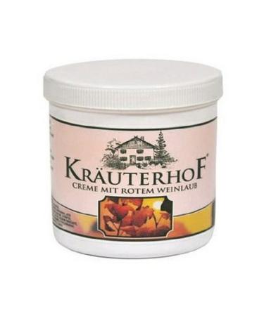 3 x KrauterhoF 250ml foot cream against varicose veins with horse chestnut and red vine leaves