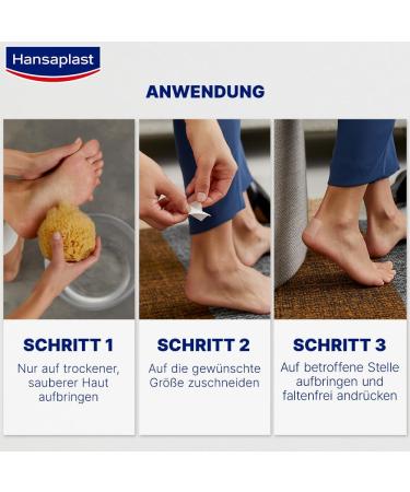 Hansaplast Pressure Stop Plaster - Transparent Pain Relief Patches (2 Pieces) for Bubble Prevention - Quick Recovery Solutions - Buy Online on GoSupps.com