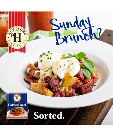 Hertford Fine Foods Canned Beef 12x340g - Premium Quality Ready-to-Eat Meat - Buy Online on GoSupps.com