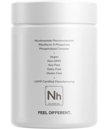 Codeage Liposomal NMNH Platinum - 500 mg NMNH Supplement NAD+ Precursor with Quercetin Pterostilbene Apigenin Active B Vitamins B2 Riboflavin & Vitamin B12 Methylcobalamin - Non-GMO - 60 Capsules - Buy Online on GoSupps.com
