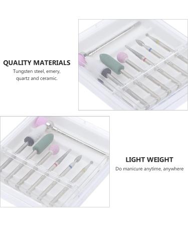 Lurrose Electric Nail File Electric Nail File Nail Drill Bits Bits Electric Manicure Head for Home Salon Manicure Pedicure Polishing Art Tool Ceramics Tools Nail Accessories - Buy Online on GoSupps.com