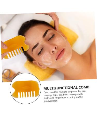Beaupretty Acupuncture Massage Tools - 6 Stk Face & Scalp Massage Devices Heat Jade & Beeswax 9.5x5.8x1cm - International Shipping Available - Buy Online on GoSupps.com