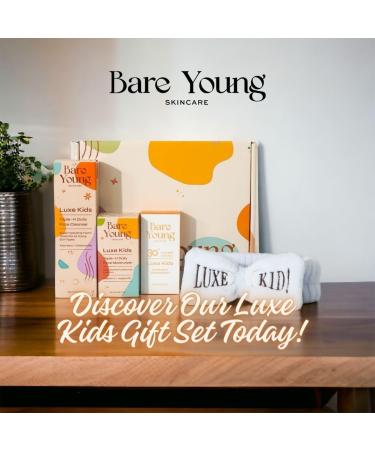 Bare Young Triple H Face Collection Set | Gentle Plant-Based Face Wash & Moisturizer for All Kids Skin Types | Fragrance-Free International Shipping - Buy Online on GoSupps.com