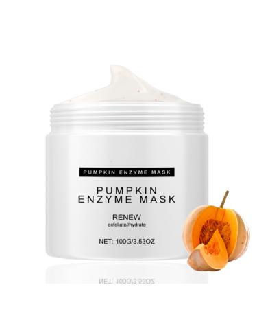 Pumpkin Enzyme Face Masks - Face Mask Skincare - Gentle Nourish Clay Mask - Face Masks Beauty - Clay Face Mask - Hydrating Face Mask Reduce Dark Spots Pores Bright Skin 100G