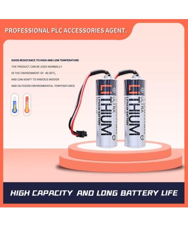 Buy DSONE 2PCS ER6V 3.6V 2400mAh Batteries for PLC M70 - Compatible ER6VC119A & ER6VC119B - International Shipping Available - Buy Online on GoSupps.com