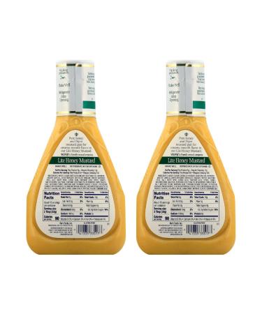 Ken's Steak House Lite Honey Mustard Dressing 16 Fl Oz (Pack of 2) - Delicious and Light Dressing - Buy Online on GoSupps.com