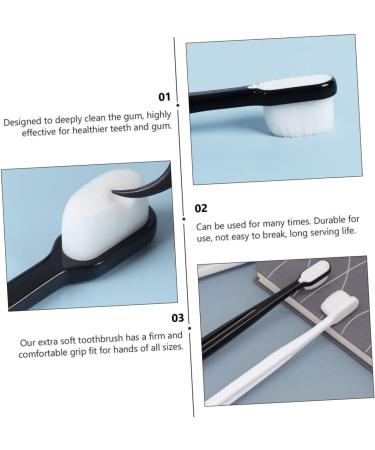 Minkissy Soft Toothbrush Set - 6 Pcs Mermaid Design for Sensitive Teeth | Ideal Gifts for Pregnant Women & Daily Use - Buy Online on GoSupps.com