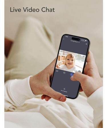 Nooie 1080P Baby Monitor Camera with Night Vision, Motion/Sound Detection, 2.4G WiFi Home Security, Alexa Compatible - 1 Pack - Buy Online on GoSupps.com