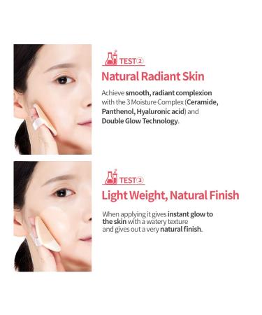 ETUDE HOUSE Double Lasting Cushion Glow (17N1 Neutral Vanilla) (21AD) | Radiant 24-Hour Natural Finish - Buy Online on GoSupps.com