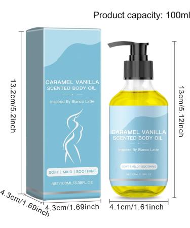  Zasdvn Body Oils for Women - Moisturizing and Softening | 100ml Massage Oil for After Shower | For Skin Types - Day Night Home Travel - Buy Online on GoSupps.com