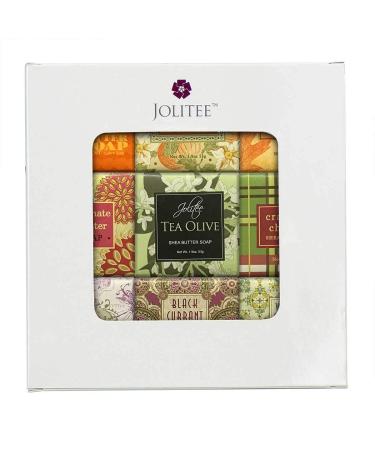 French Milled Botanical Soap Sampler Set of 9 | Natural Vegetable Mini Soaps with Essential Oils & Shea Butter | Fall Fun Gift Set - International Shipping Available - Buy Online on GoSupps.com