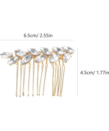 FOMIYES Rhinestone Wedding Hair Comb Bride Bridal Hair Clip Women Crystal Hair Pieces Headpiece Hair Pins Bridesmaids Flower Girls Hair Barrettes Hairpin Hair Accessories Jewelry - Buy Online on GoSupps.com