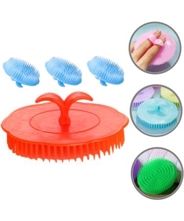 Collbath 4-Piece Massage Shampoo Brush Set | Scalp & Shower Hair Washer for Ultimate Hair Care - Buy Online on GoSupps.com