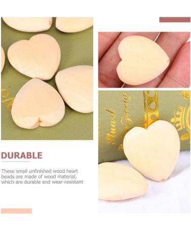 Shop Toyvian 200 STK Log Color Peach Cherz Handle Accessories for DIY Mini Wooden Hearts | Unfinished Valentine Pearls - Buy Online on GoSupps.com