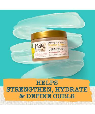Maui Moisture Strength & Length Curl Oil Gel 12 Oz - Natural Hair Product - Buy Online on GoSupps.com
