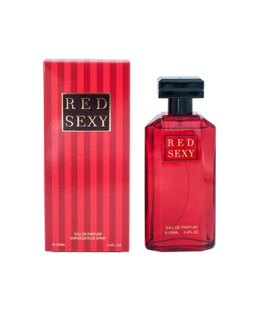 Red Sexy Women Perfume 100ml Eau De Parfum Vaporisateur Spray - Long Lasting Vanilla Orchid Sun-drenched Clementine