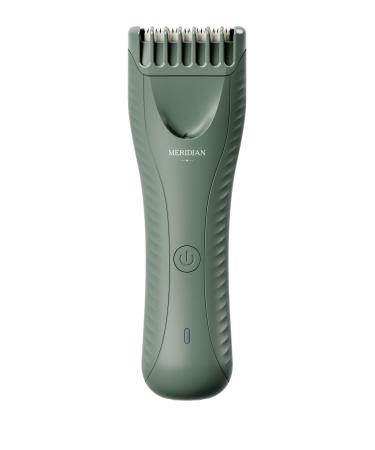 Meridian - The Trimmer Plus - Electric Body & Pubic Hair Trimmer - Waterproof and Cordless for Wet/Dry Use - Painlessly Remove Hair to Feel Fresh Down There - for Men & Women - Sage