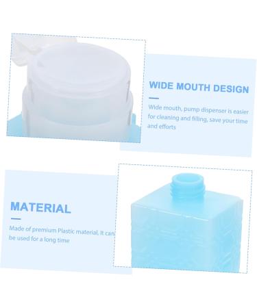 SOESFOUFU makeup remover dispenser face makeup remover dispenser travel automatic nail polish remover dispenser pump water bottle Press bottle shampoo bottle 6x5x13cm Blue - Buy Online on GoSupps.com
