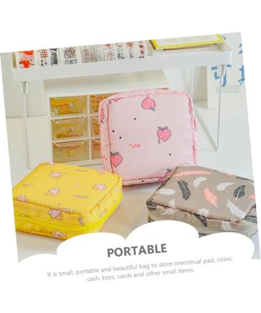 12 pcs Cotton Menstrual Bag Set | Women's Bandages & Tampon Holder | Dustproof Oxford Travel Storage Bags - Buy Online on GoSupps.com