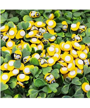 Aeyistry 100PCS Wooden Bee Flatback | Self-Adhesive Bumble Bees for Scrapbooking and Crafts - Buy Online on GoSupps.com