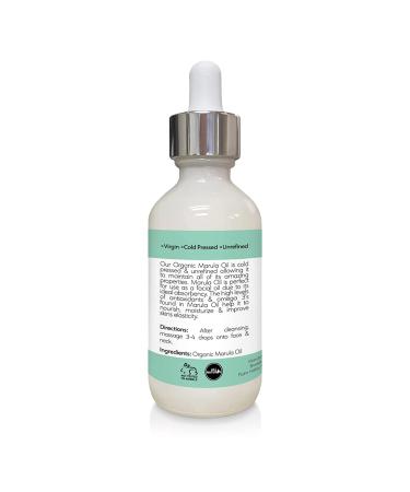 Organic Marula Oil for Face - Luxury Facial Oil for Women | Moisturizer for Skin, Hair & Nails - 2oz by Brookethorne Naturals - Buy Online on GoSupps.com