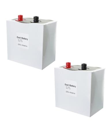 2pc Exell 489A Alkaline 225V Battery NEDA 728 Non Rechargeable