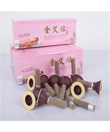 Dunsby Moxa Roll Paste - Self-Adhesive Acupuncture Moxibustion Pipe | 50pcs Mini Moxa for Effective Acupoint Massage - Buy Online on GoSupps.com