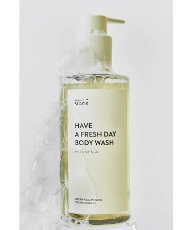 Sioris Have A Fresh Day Body Wash 300ml | Natural Sulfactant AHA BHA Cleanser for Sensitive & Dry Skin | Korean Family Body Care - Buy Online on GoSupps.com