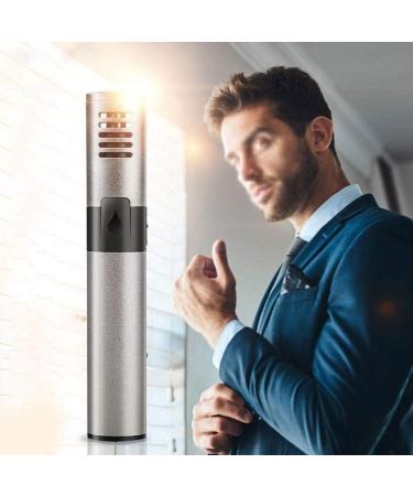 USB Rechargeable Nose & Ear Hair Trimmer - Waterproof Facial Hair Clipper with Dual Edge Blades for Men & Women - Buy Online on GoSupps.com