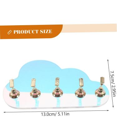 minkissy 1 Set Nail Tools Nail Holder for Painting Nails False Nails Display Holder Nails Tips Display Stand Press on Fake Nails Stand Press on Nails Holder Bracket Acrylic Symphony - Buy Online on GoSupps.com