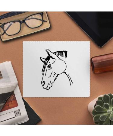 Buy 2 x Horse Head Microfiber Lens/Glasses Cloths | Premium Cleaning Cloths for Glasses & Screens | International Shipping Available - Buy Online on GoSupps.com