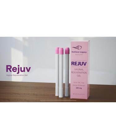 REJUV Natural Revitalizing & Firming Gel - Premium Skin Rejuvenation for Comfort & Vitality | 3 Applicators - Shop Internationally - Buy Online on GoSupps.com
