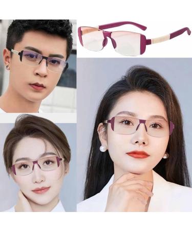 Buy SWIDEN 2.5X Progressive Multifocal Reading Glasses - Frameless Blue Light Blocking for Men & Women - International Shipping Available - Buy Online on GoSupps.com