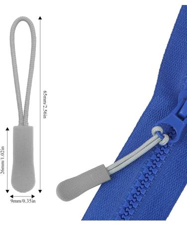 Neikafan 100 Zipper Pulls - Nylon Replacement Zippers for Backpack Clothing & Sportswear | 20 Colors Available - Buy Online on GoSupps.com