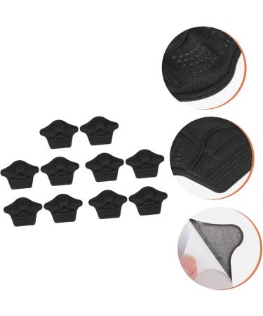 FOMIYES 25 Pairs Anti-Wear Stickers for Heels - Self-Adhesive Insoles & Replaceable Heel Pads for Comfortable Outdoor Wear - Black Foot Grips (5 Pcs - Buy Online on GoSupps.com