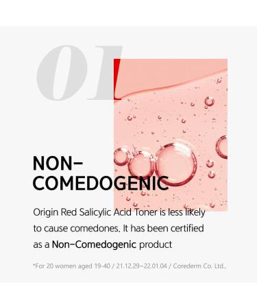 Buy NACIFIC Origin Red Salicylic Acid Toner 150ml - Best Solution for Skin Troubles Oil Control & Radiance - Korean Skincare for All Skin Types | International Shipping Available - Buy Online on GoSupps.com