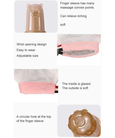 Soft Adjustable Silicone Baby Thumb Sucking Stop Glove - Finger Protection for Kids (Pink) | International Shipping - Buy Online on GoSupps.com