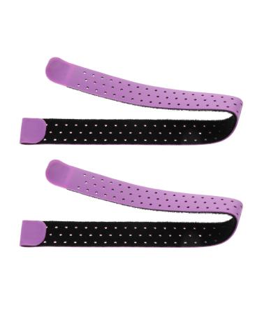 SWETOPQ 2-part adjustable breathable elastic bracelet/bracelet strap replacement bracelet soft belt for heart rate meter heart rate knife bracelet purple