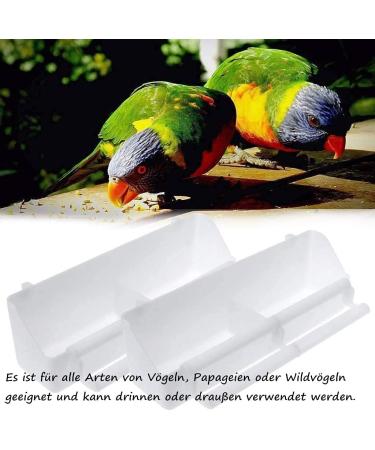 Voarge 2-Piece Bird Feeder Set - Hanging Food & Water Bowls for Parrots - Premium Cage Accessories for Birds - Buy Online on GoSupps.com