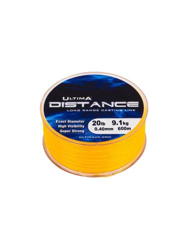 Ultima Distance Specialist Long Casting Line-600m Spool Fire Orange 0.40mm-20.0lb/9.1kg