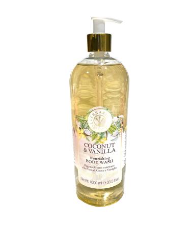 ERBARIO TOSCANO COCONUT & VANILLA Nourishing Body Wash Made in ITALY 33.8 oz